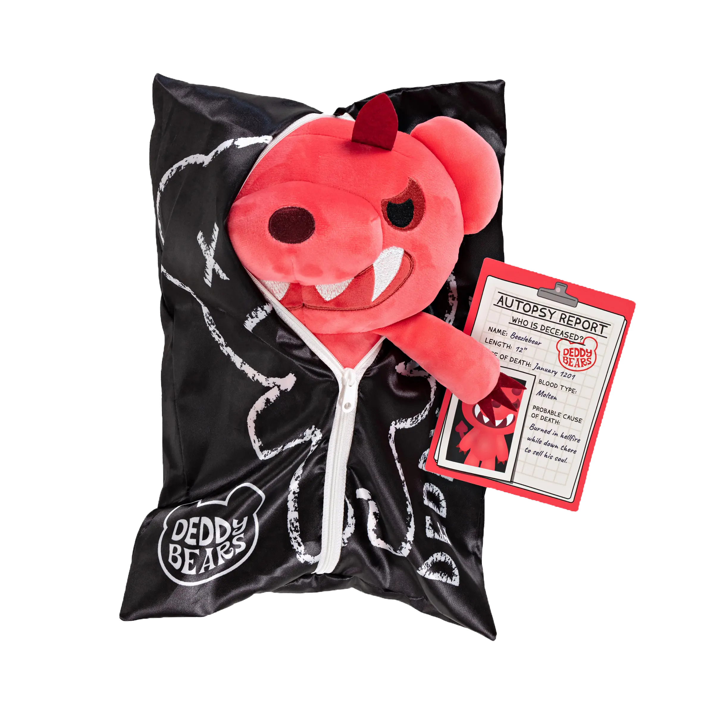 Deddy Bears, 'BEEZLEBEAR', Plush in Bag, Series 1 Deddy Bears, 'BEEZLEBEAR', Plush in Bag, Series 1