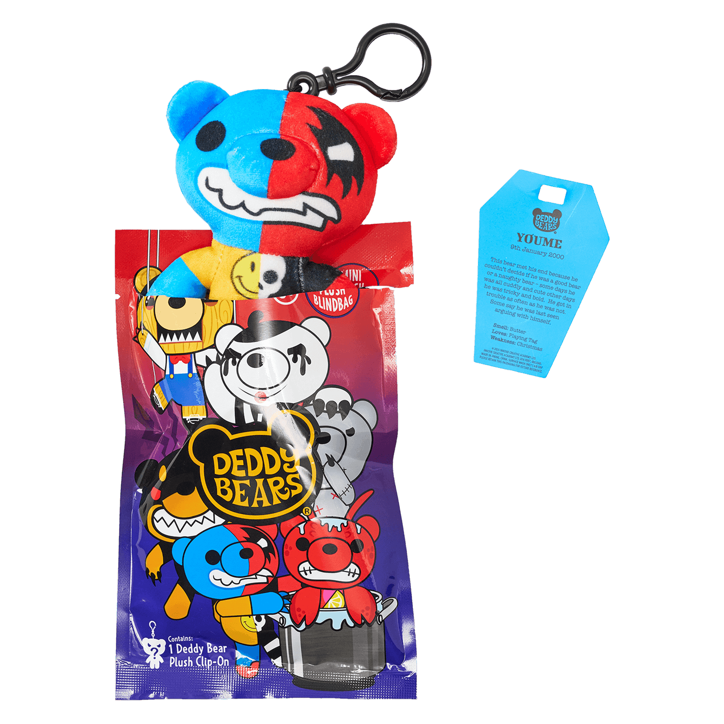 NEW! Series 4 Edition Mystery Blind Bag – 12cm Plush Clip-On | Deddy Bears Deddy Bears