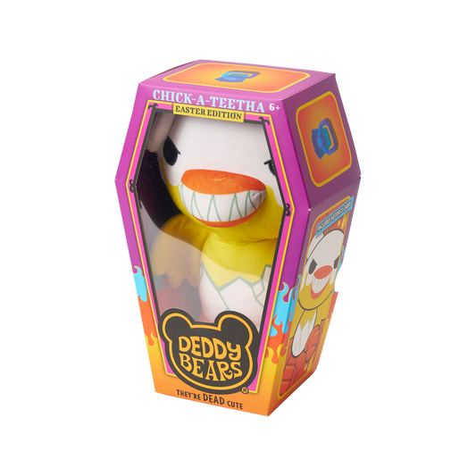 Chick‑A‑Teetha – Large 30cm Plush In Coffin | Deddy Bears Easter Edition Deddy Bears