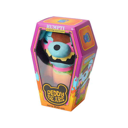 Humpti – Large 30cm Plush In Coffin | Deddy Bears Easter Edition Deddy Bears