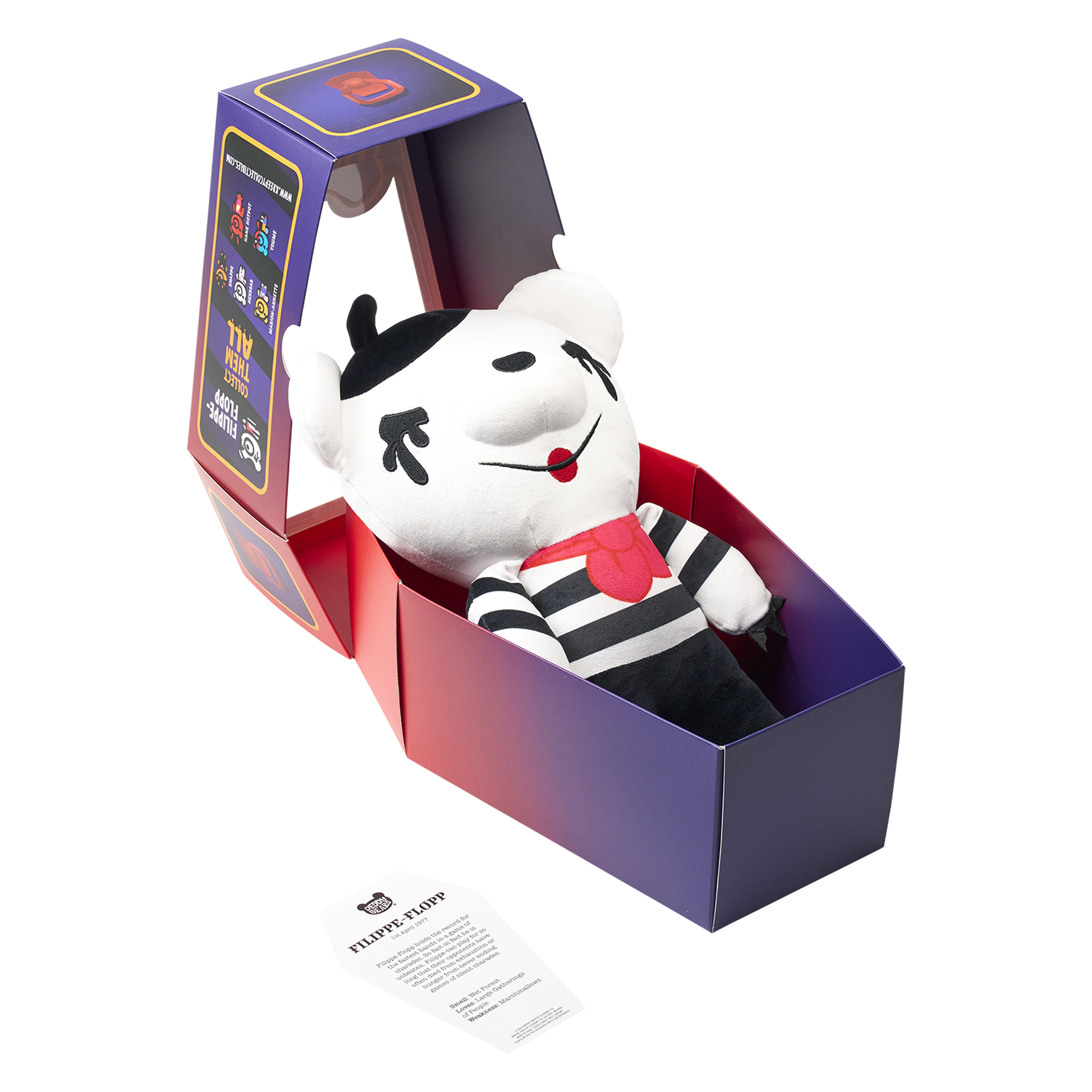 Filippe-Flopp - Large 30cm Plush In Coffin | Deddy Bears Series 4 Deddy Bears