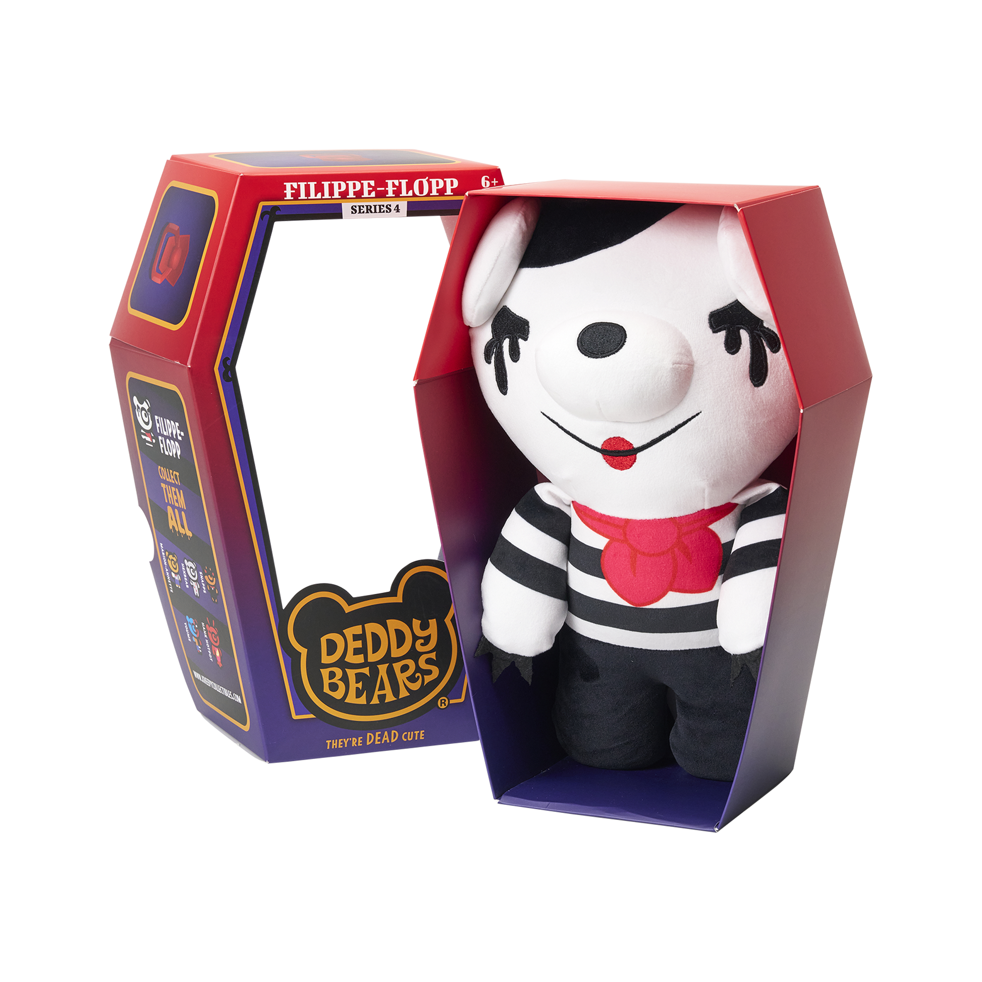 Filippe-Flopp - Large 30cm Plush In Coffin | Deddy Bears Series 4 Deddy Bears