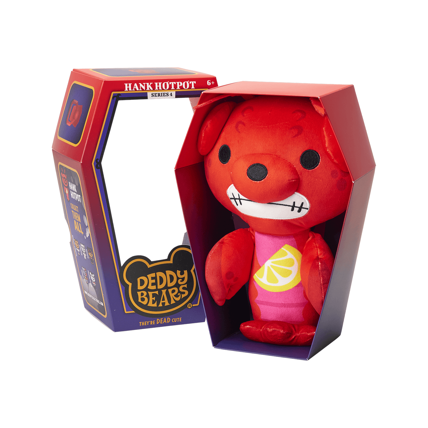 Hank Hotpot - Large 30cm Plush In Coffin | Deddy Bears Series 4 Deddy Bears