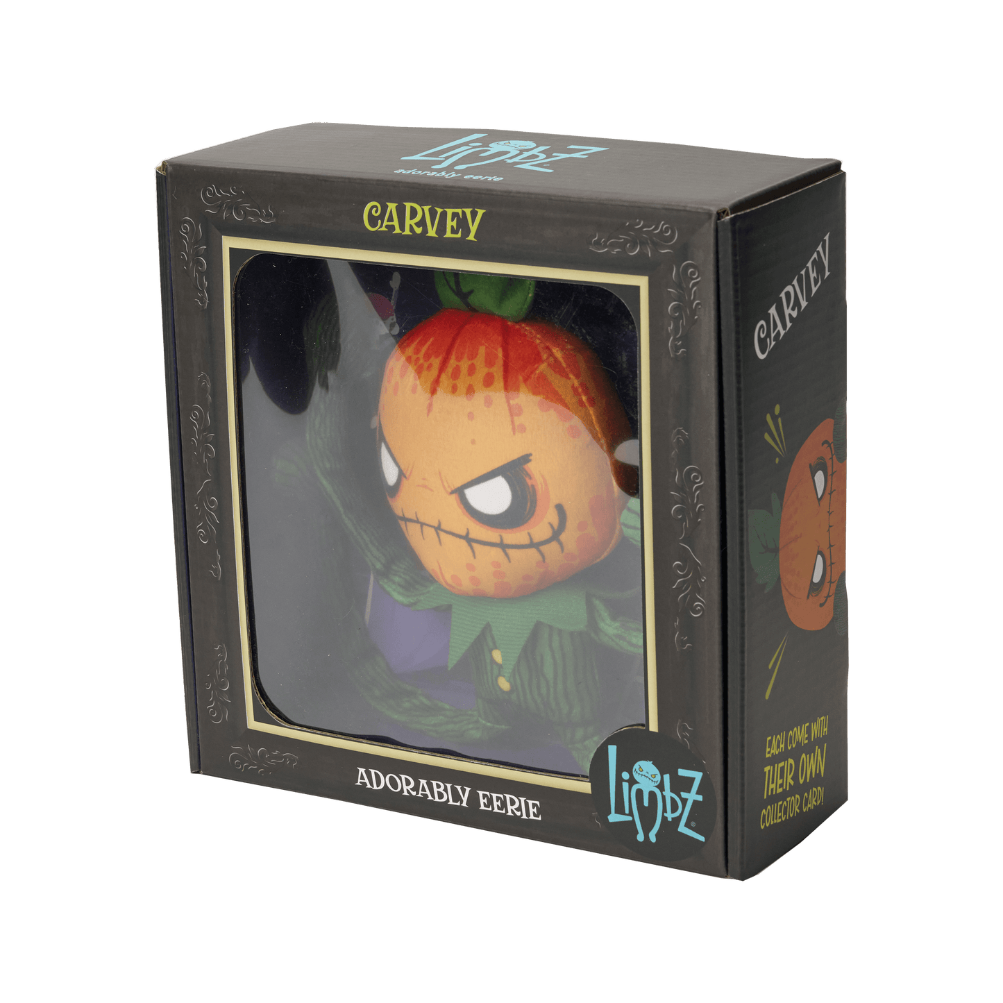 Carvey 30cm Haunted Pumpkin Plush Toy – LIMBZ Posable Collectible LIMBZ