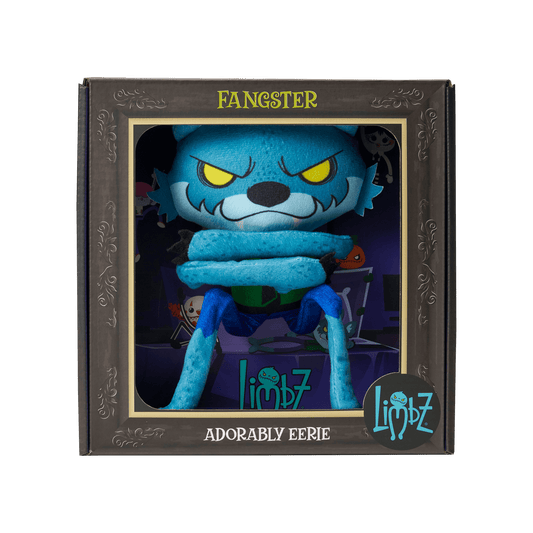 'Fangster', 30cm LIMBZ Vampire Plush Toy – Collectible Posable Plush LIMBZ