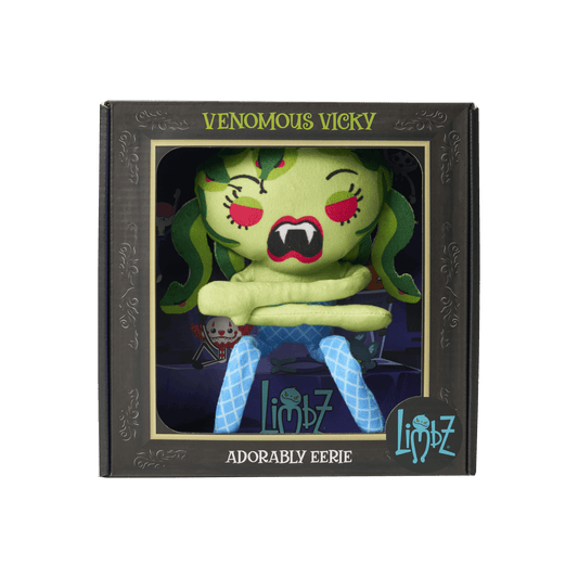 Venomus Vicky 30 cm LIMBZ Collectible Plush Doll – Kreepy Collectibles LIMBZ