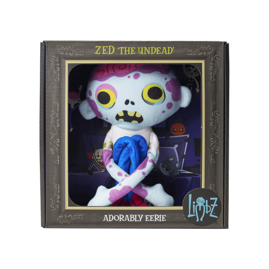 'Zed', 30cm LIMBZ Zombie Plush – Creepy Cute Collectible Toy LIMBZ