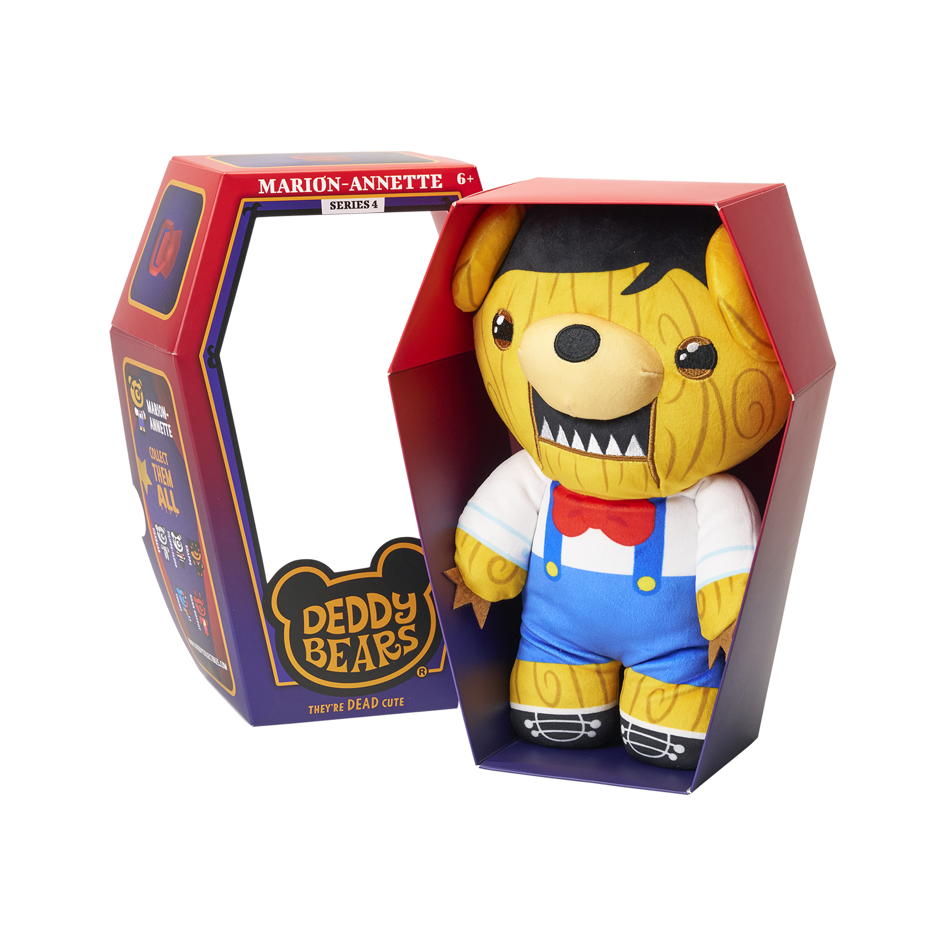 Marion-Annette - Large 30cm Plush In Coffin | Deddy Bears Series 4 Deddy Bears