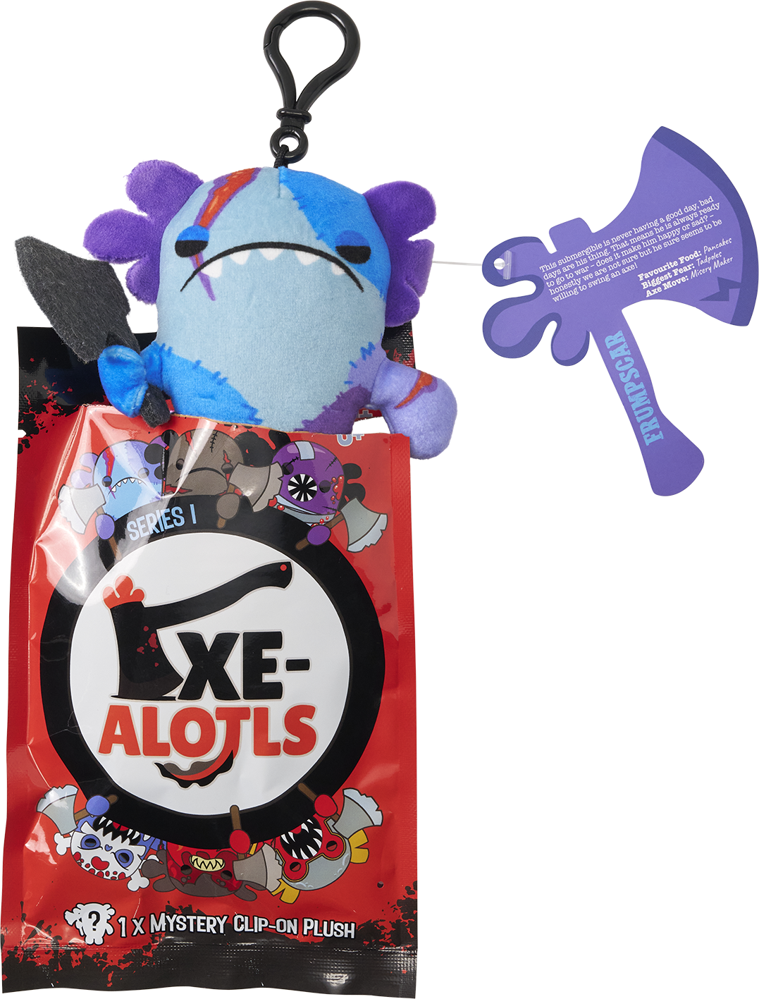 AXE-LOTLS Mystery Blind Bag Clips 10cm Collectible Plush AXE-LOTLS