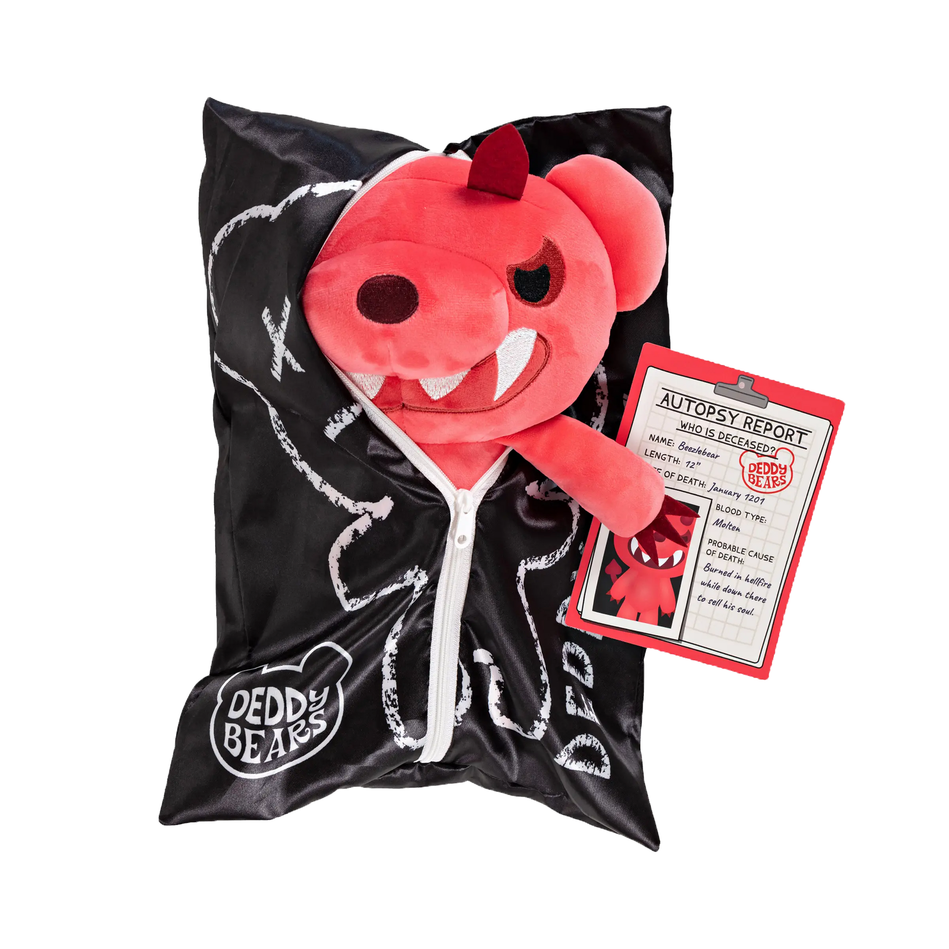 Deddy Bears, 'BEEZLEBEAR', Plush in Bag, Series 1 Deddy Bears, 'BEEZLEBEAR', Plush in Bag, Series 1