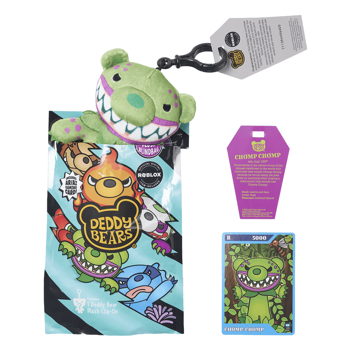 Deddy Bears Series 6 Mystery Blind Bag – Collect All 6 Characters Deddy Bears