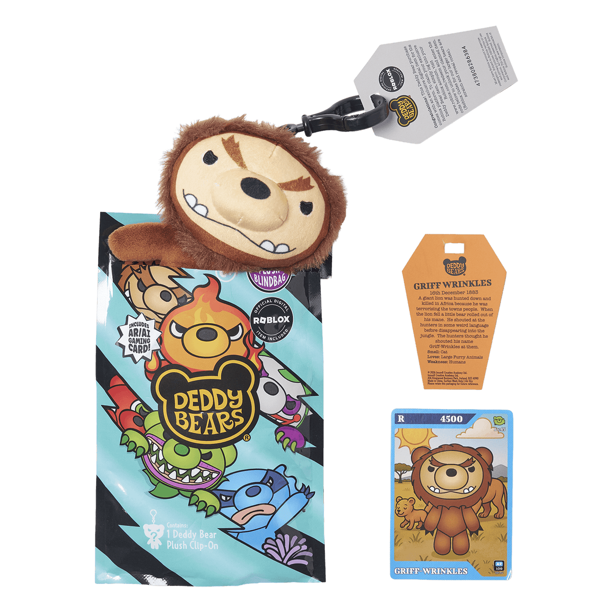 Deddy Bears Series 6 Mystery Blind Bag – Collect All 6 Characters Deddy Bears
