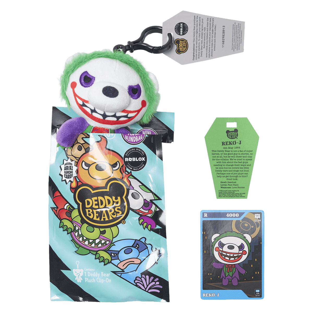 Deddy Bears Series 6 Mystery Blind Bag – Collect All 6 Characters Deddy Bears