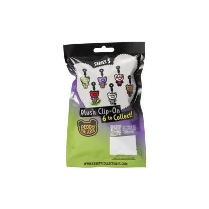 ALL NEW: Series 5 Edition Mystery Blind Bag – 12cm Plush Clip-On | Deddy Bears Deddy Bears