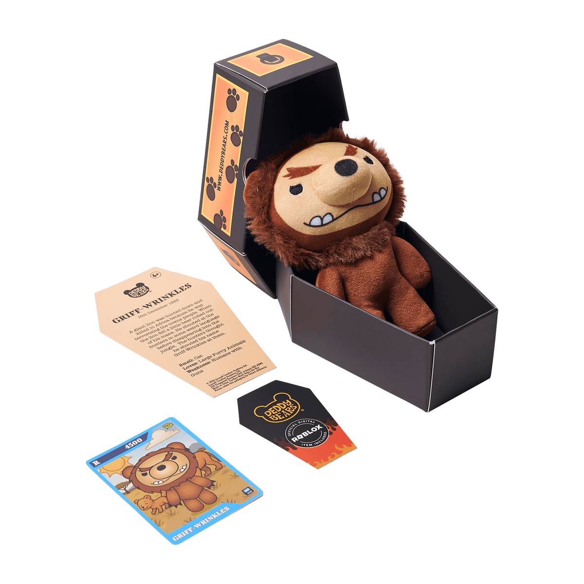 Griff-Wrinkles – 14cm Lil’ Coffin Dodgers Series 6 Plush Deddy Bears