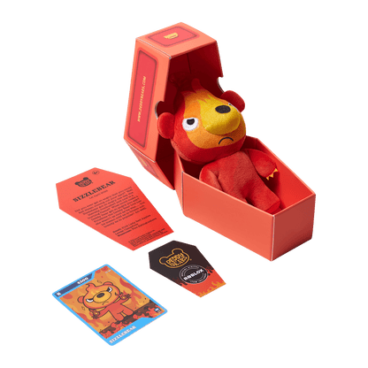 Sizzlebear – 14cm Lil’ Coffin Dodgers Series 6 Plush Deddy Bears