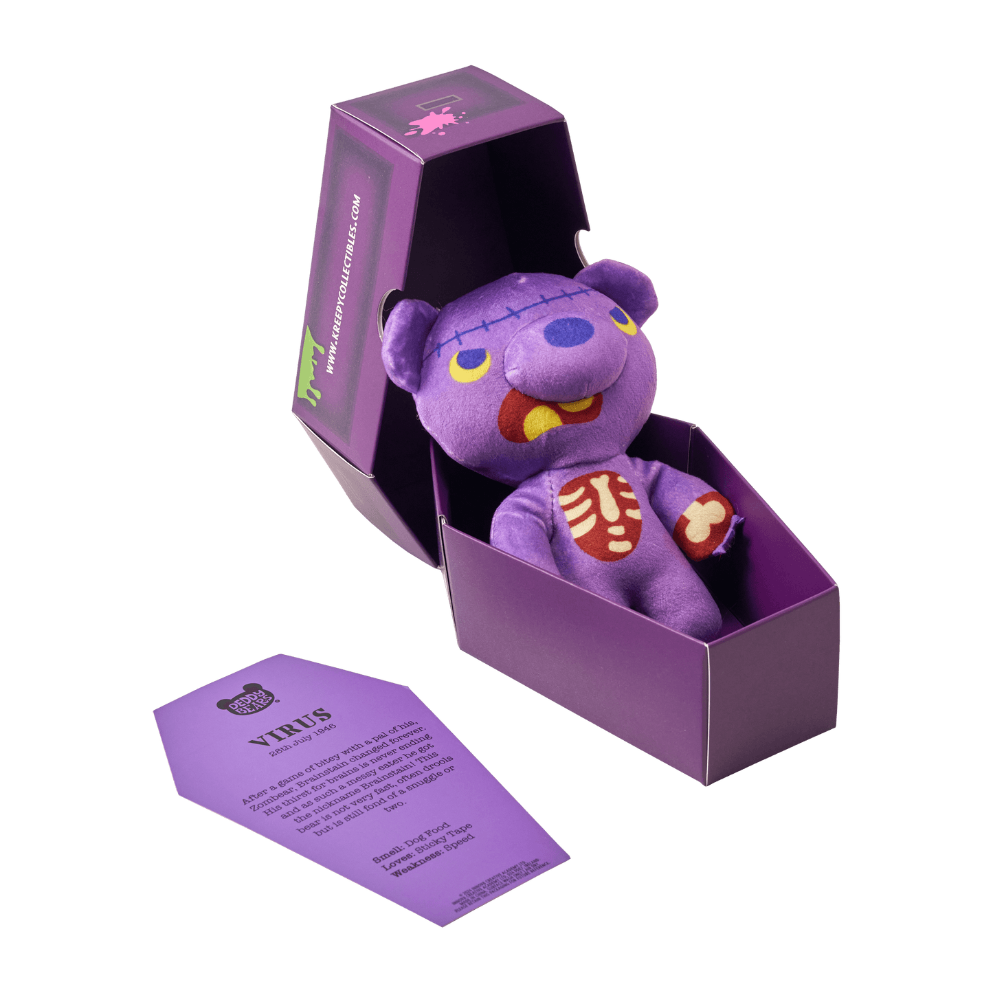 Virus – 14cm Lil’ Coffin Dodgers Plush Deddy Bears