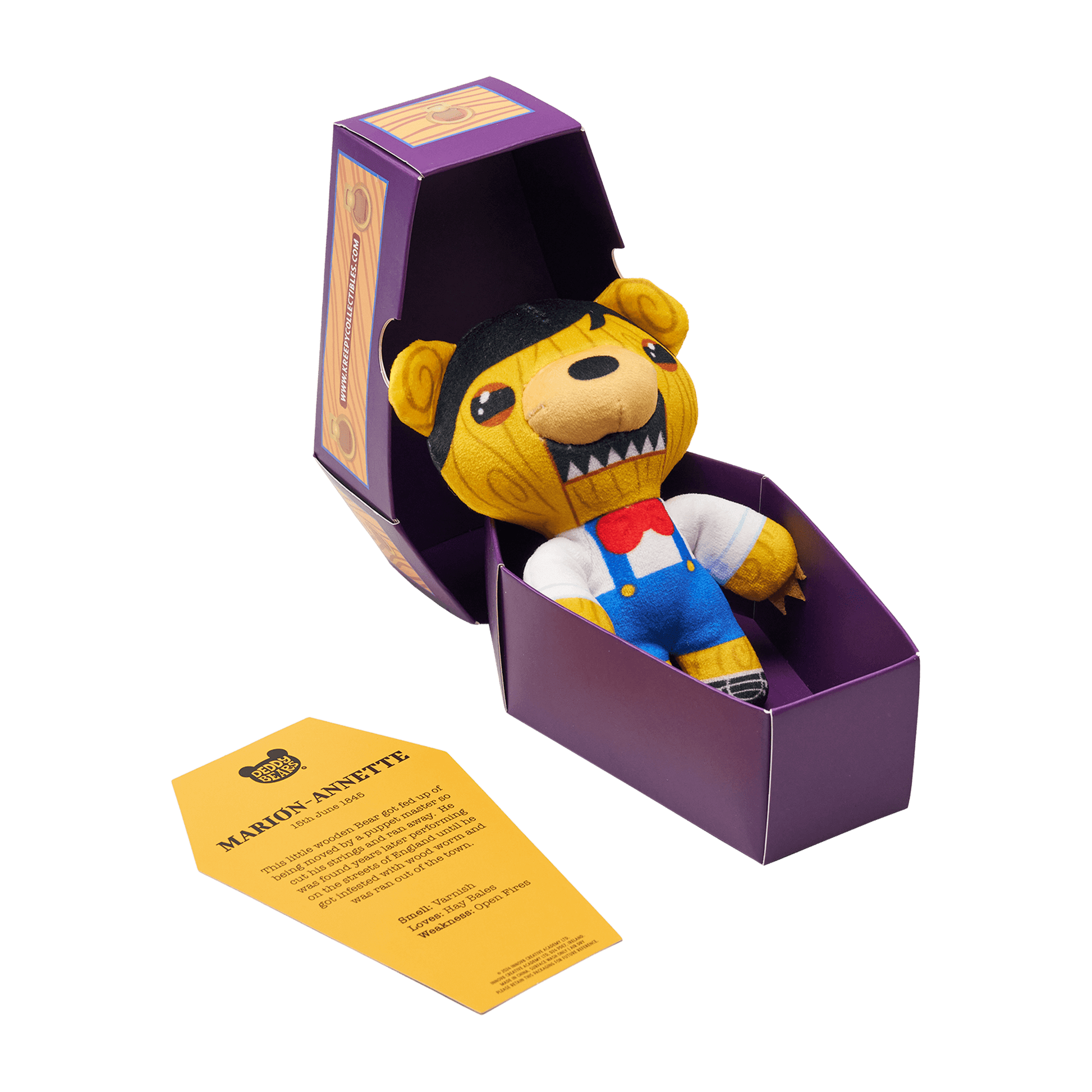 Marion-Annette – 14cm Lil’ Coffin Dodgers Deddy Bears