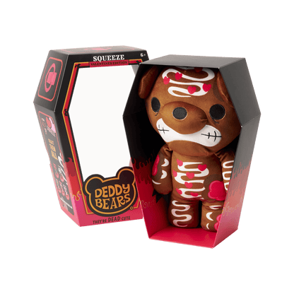 'Squeeze', Large Plush In Coffin, Valentines Exclusive