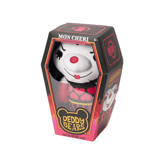 'Mon Cherie', Large Plush In Coffin, Valentines Exclusive