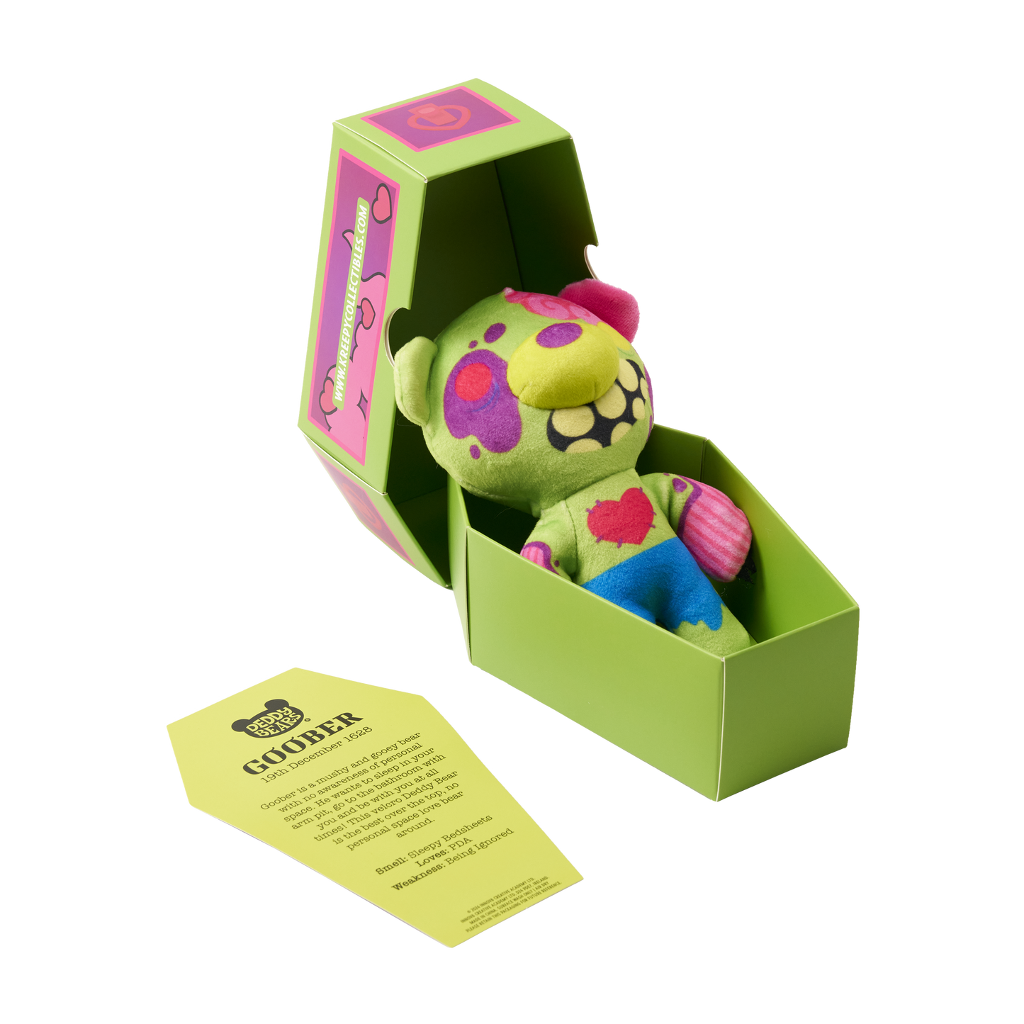 'Goober', Small Plush In Coffin, Valentines Exclusive