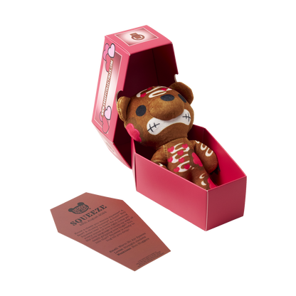 'Squeeze', Small Plush In Coffin, Valentines Exclusive