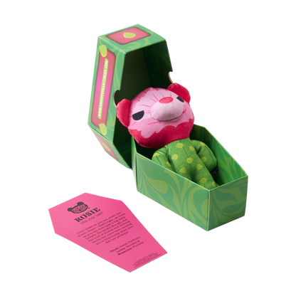 'Rosie', Small Plush In Coffin, Valentines Exclusive