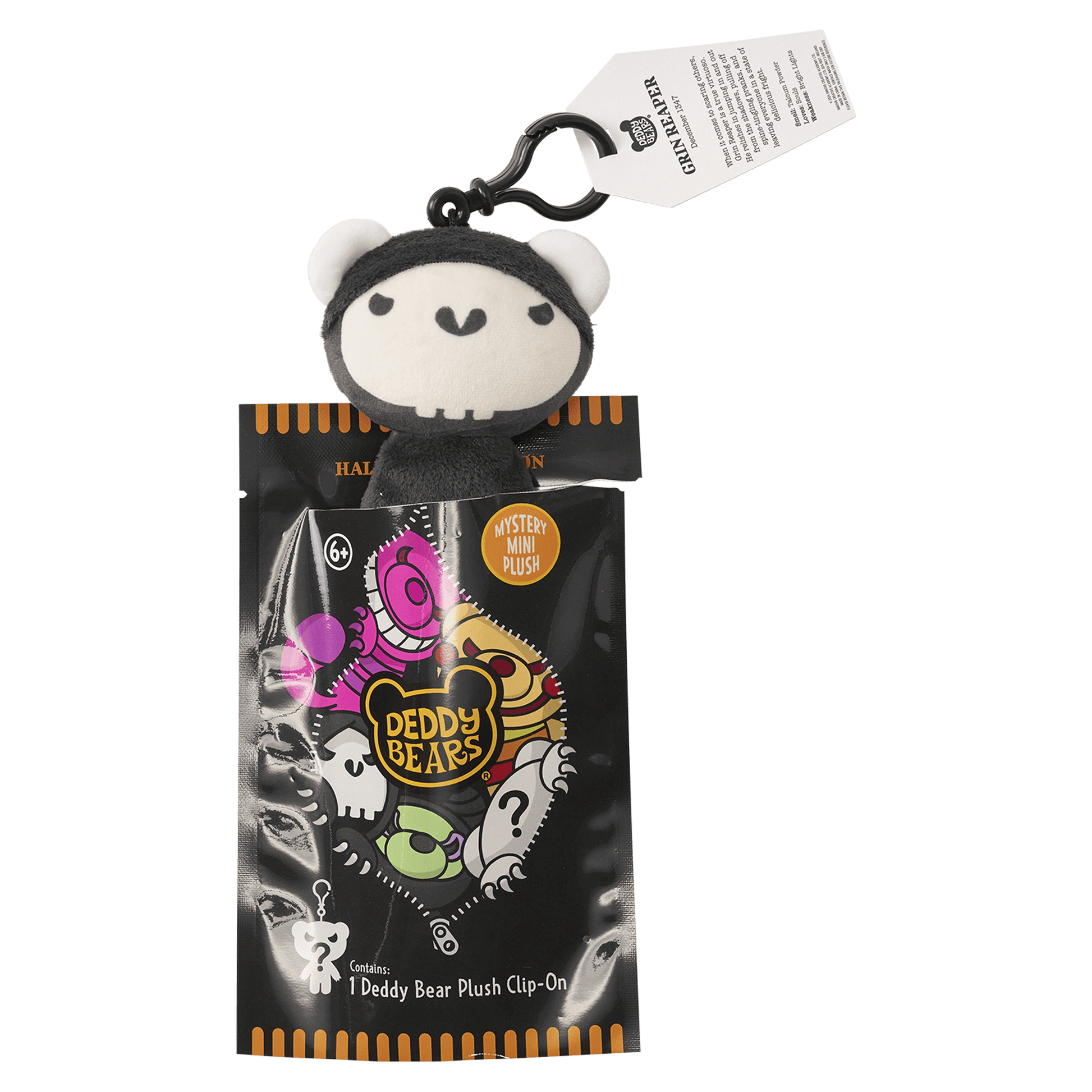 Halloween Edition Mystery Blind Bag – 12cm Plush Clip-On | Deddy Bears Deddy Bears