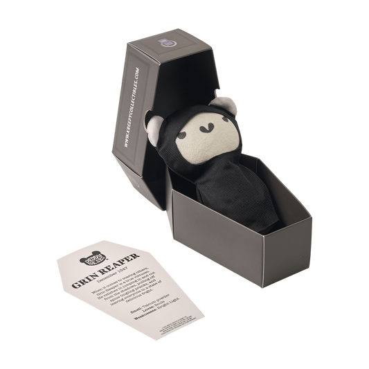 Grin Reaper – Lil’ Coffin Dodgers 14cm Plush | Deddy Bears Halloween Toy Deddy Bears