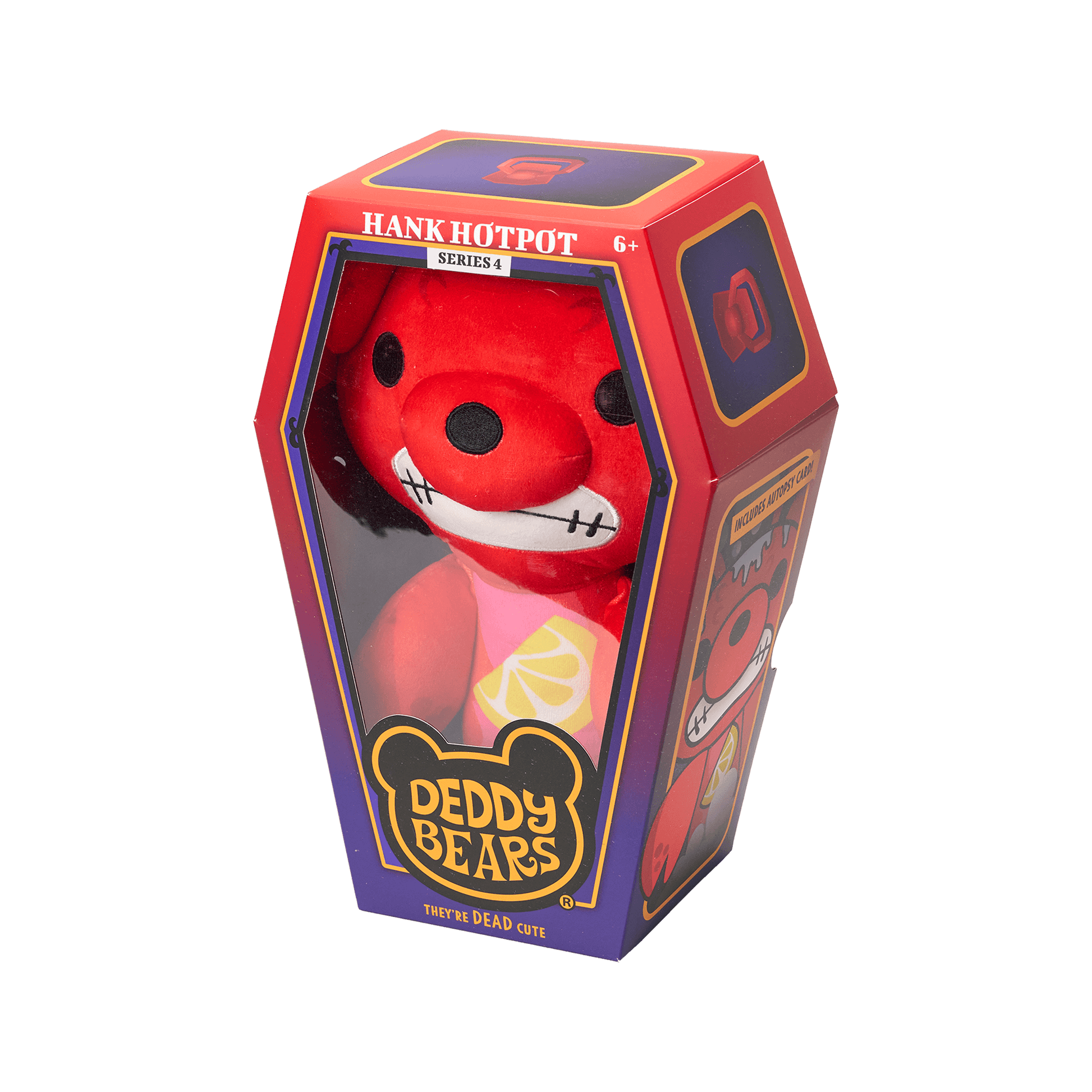 'Hank Hotpot, Lil'Coffin Dodgers, Large Plush 31cm, Series 4 Deddy Bears