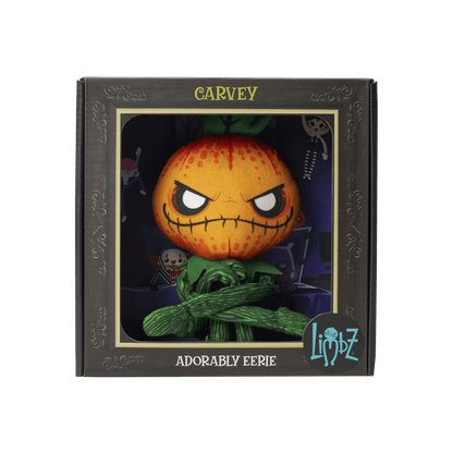 Carvey 30cm Haunted Pumpkin Plush Toy – LIMBZ Posable Collectible LIMBZ