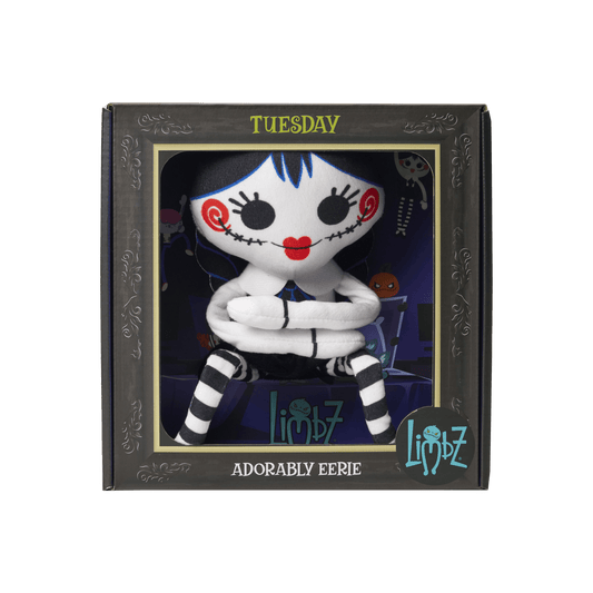 'Tuesday', 30cm LIMBZ Goth Girl Posable Plush LIMBZ