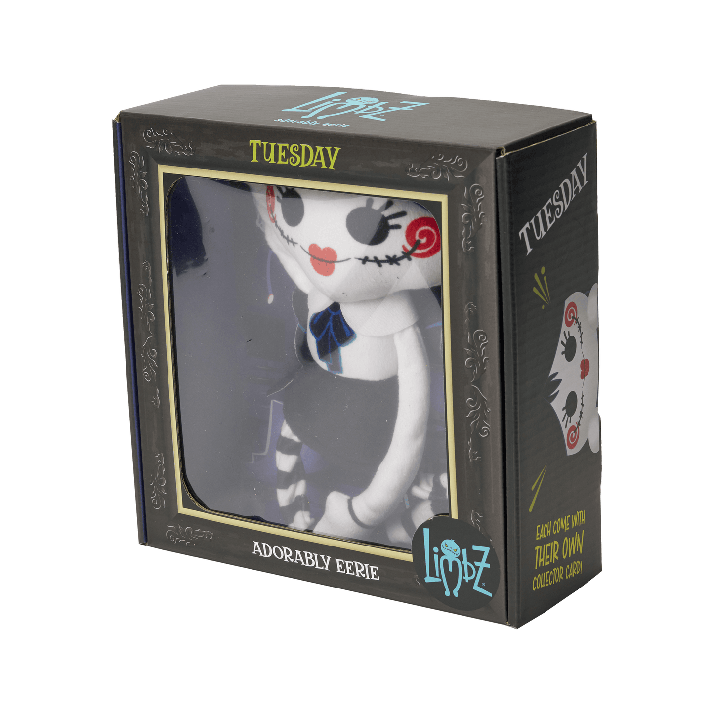 'Tuesday', 30cm LIMBZ Goth Girl Posable Plush LIMBZ