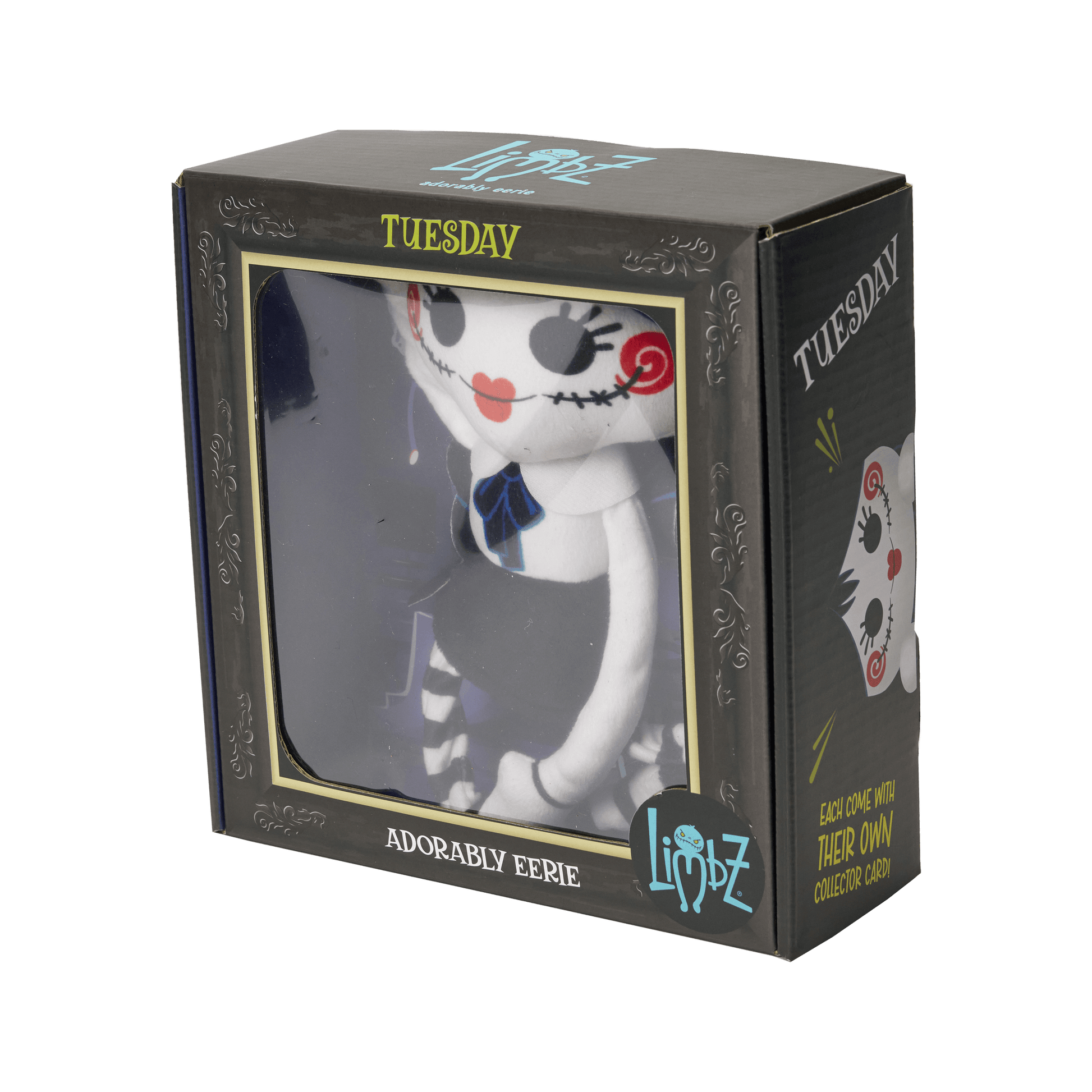 'Tuesday', 30cm LIMBZ Goth Girl Posable Plush LIMBZ
