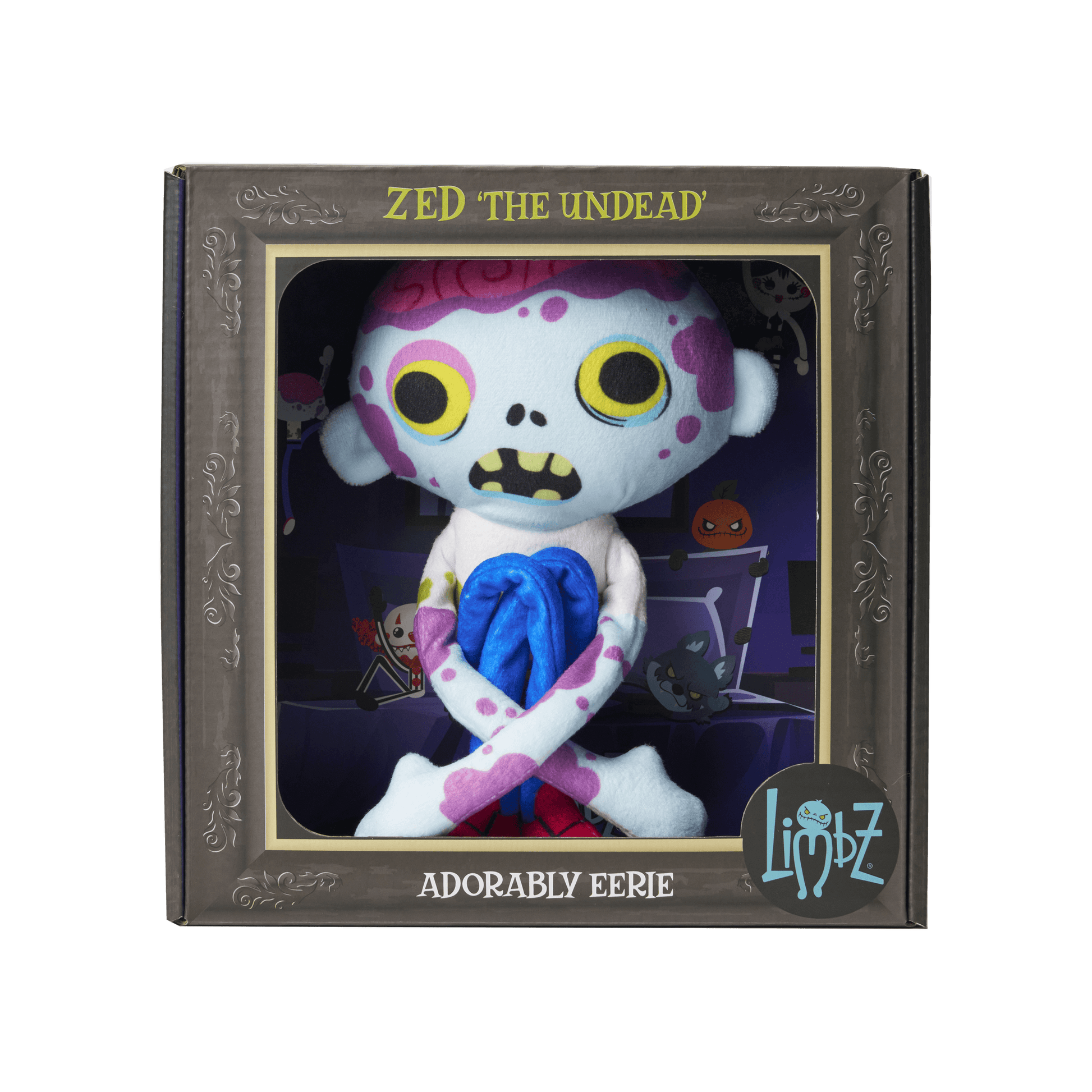 'Zed', 30cm LIMBZ Zombie Plush – Creepy Cute Collectible Toy LIMBZ