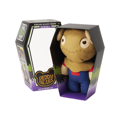 Edgar Allen Crow - Large 30cm Plush In Coffin | Deddy Bears Series 5 Deddy Bears