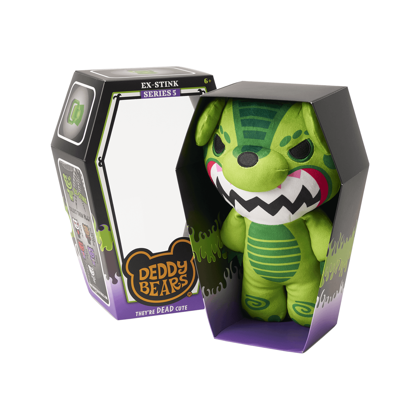 Ex-Stink - Large 30cm Plush In Coffin | Deddy Bears Series 5 Deddy Bears