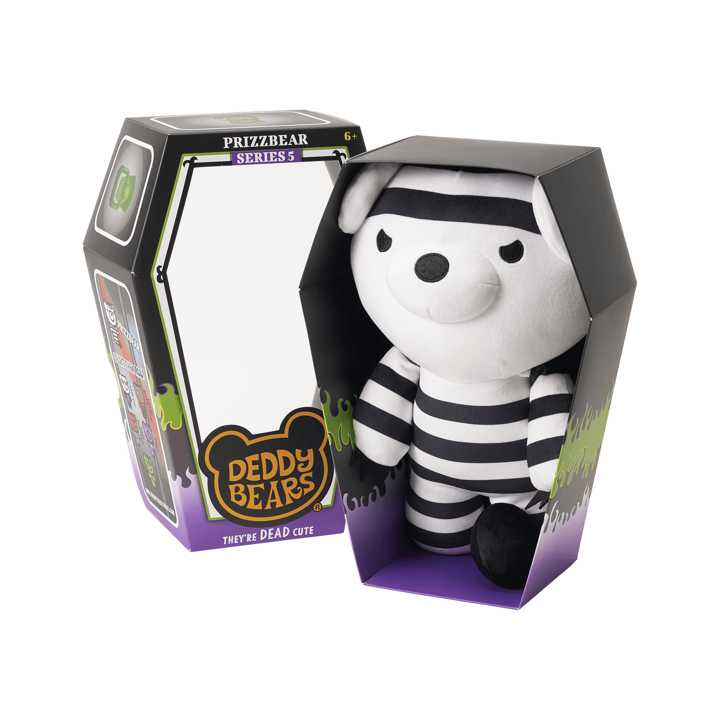 Prizzbear - Large 30cm Plush In Coffin | Deddy Bears Series 5 Deddy Bears