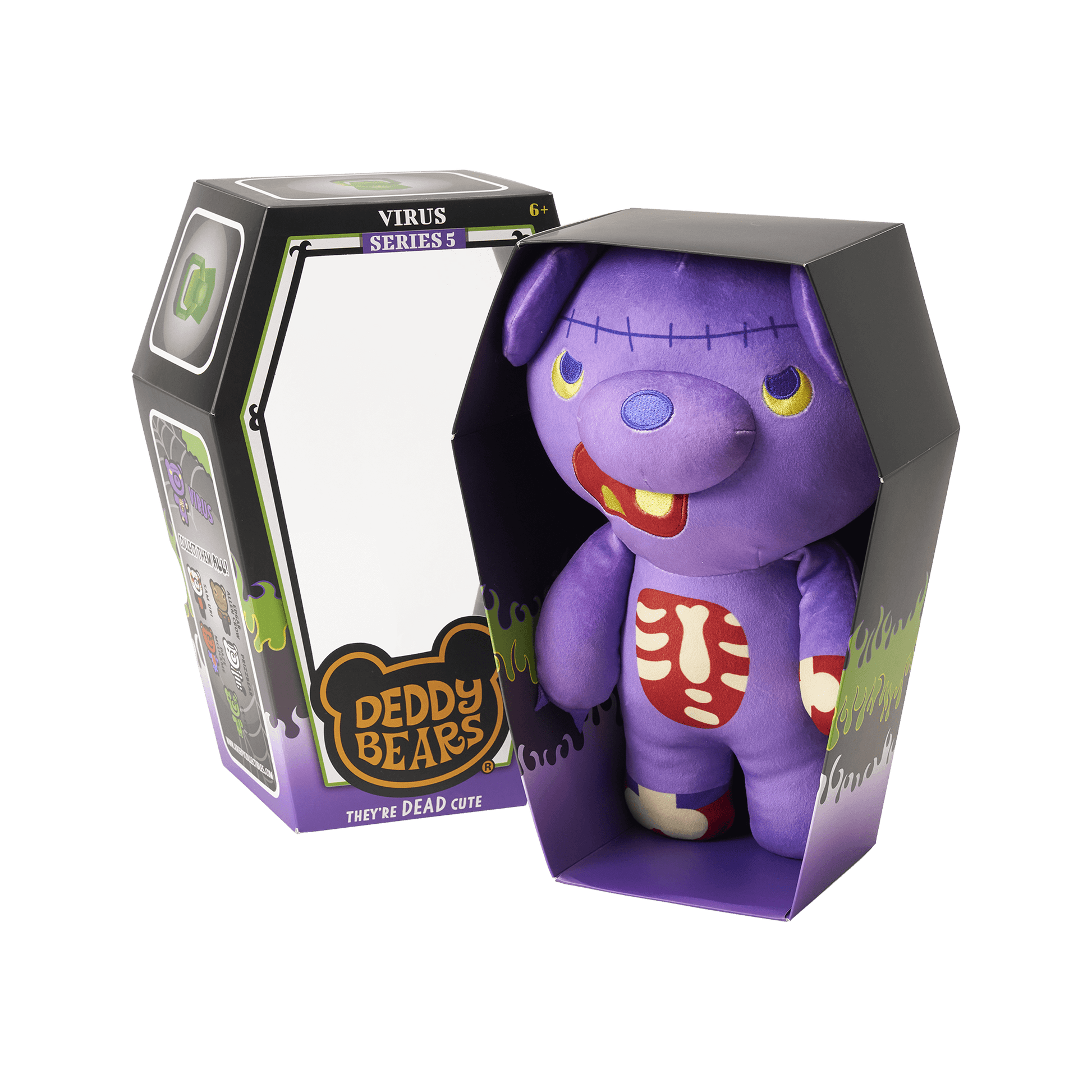 Virus Zombie Plush | Gross-Cute Deddy Bears Series 5 Virus Zombie Plush | Gross-Cute Deddy Bears Series 5
