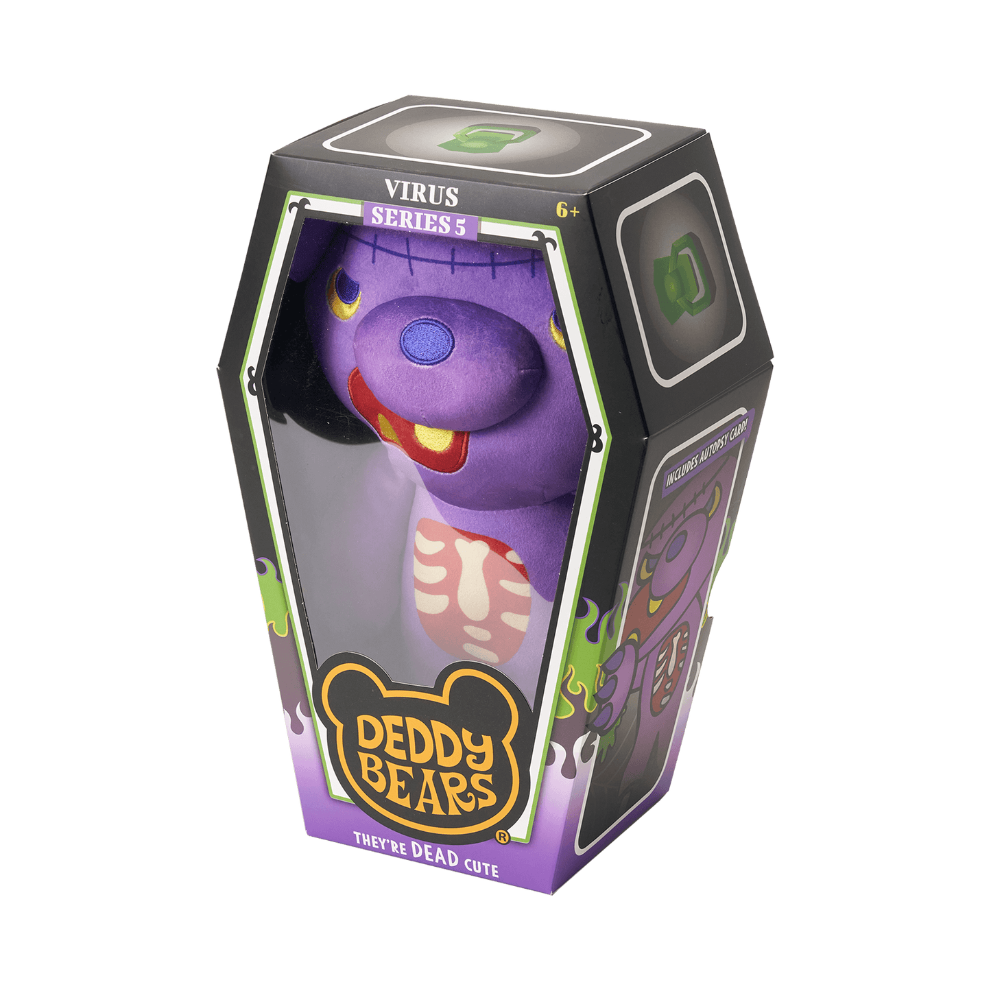 Virus - Large 30cm Plush In Coffin | Deddy Bears Series 5 Deddy Bears