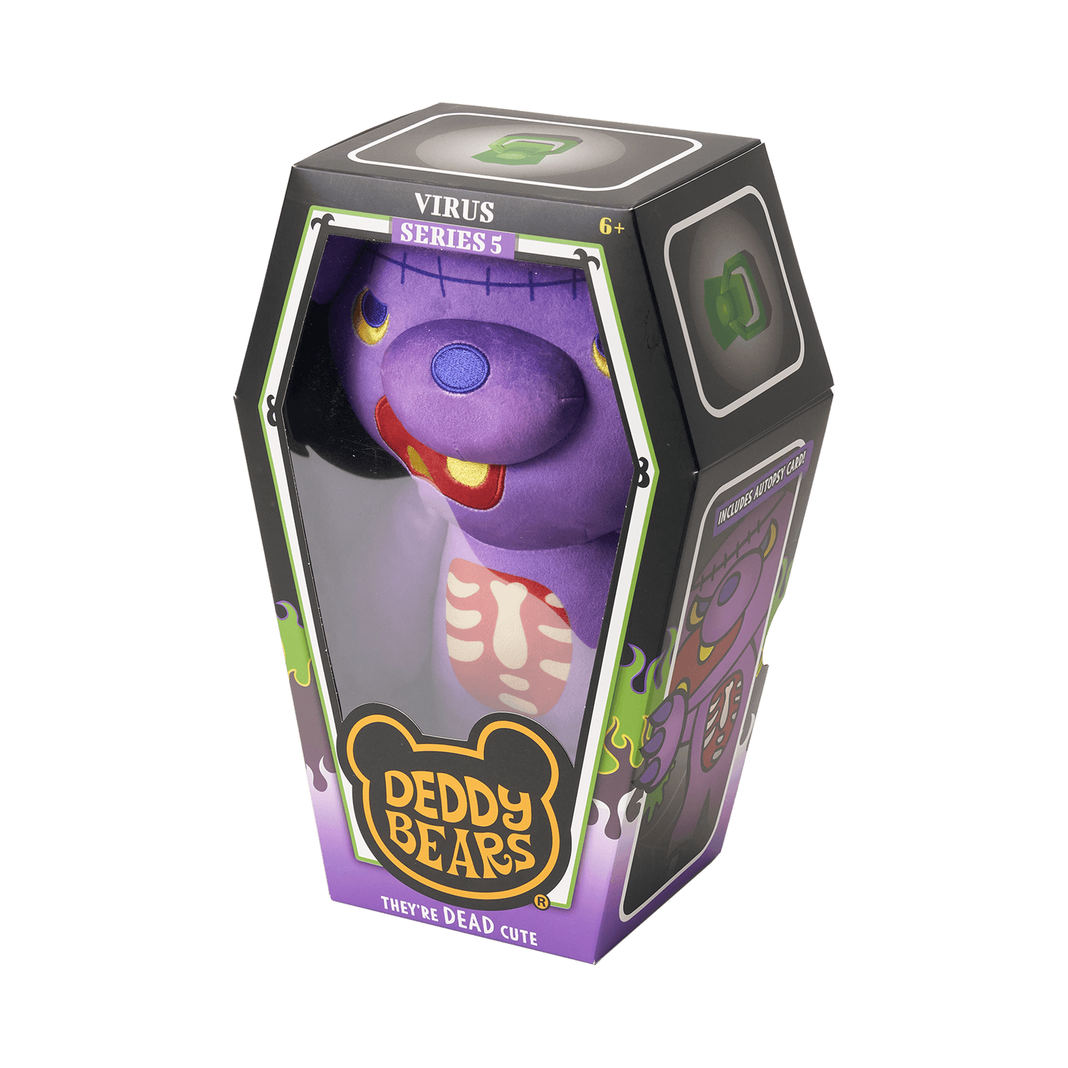 Virus - Large 30cm Plush In Coffin | Deddy Bears Series 5 Deddy Bears
