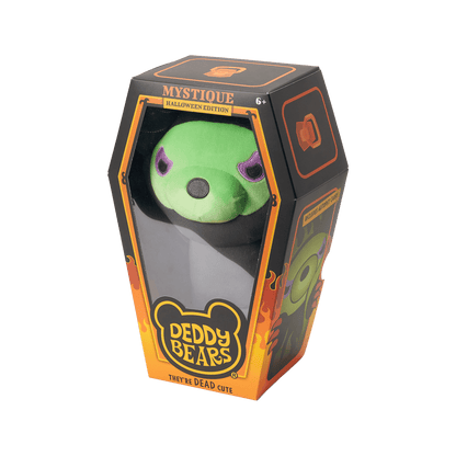 Mystique – Witchy Halloween Plush in Coffin Display | Deddy Bears Deddy Bears