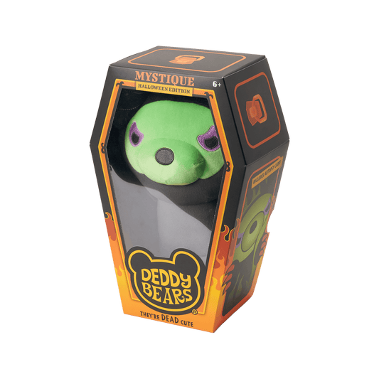 Mystique – Witchy Halloween Plush in Coffin Display | Deddy Bears Deddy Bears