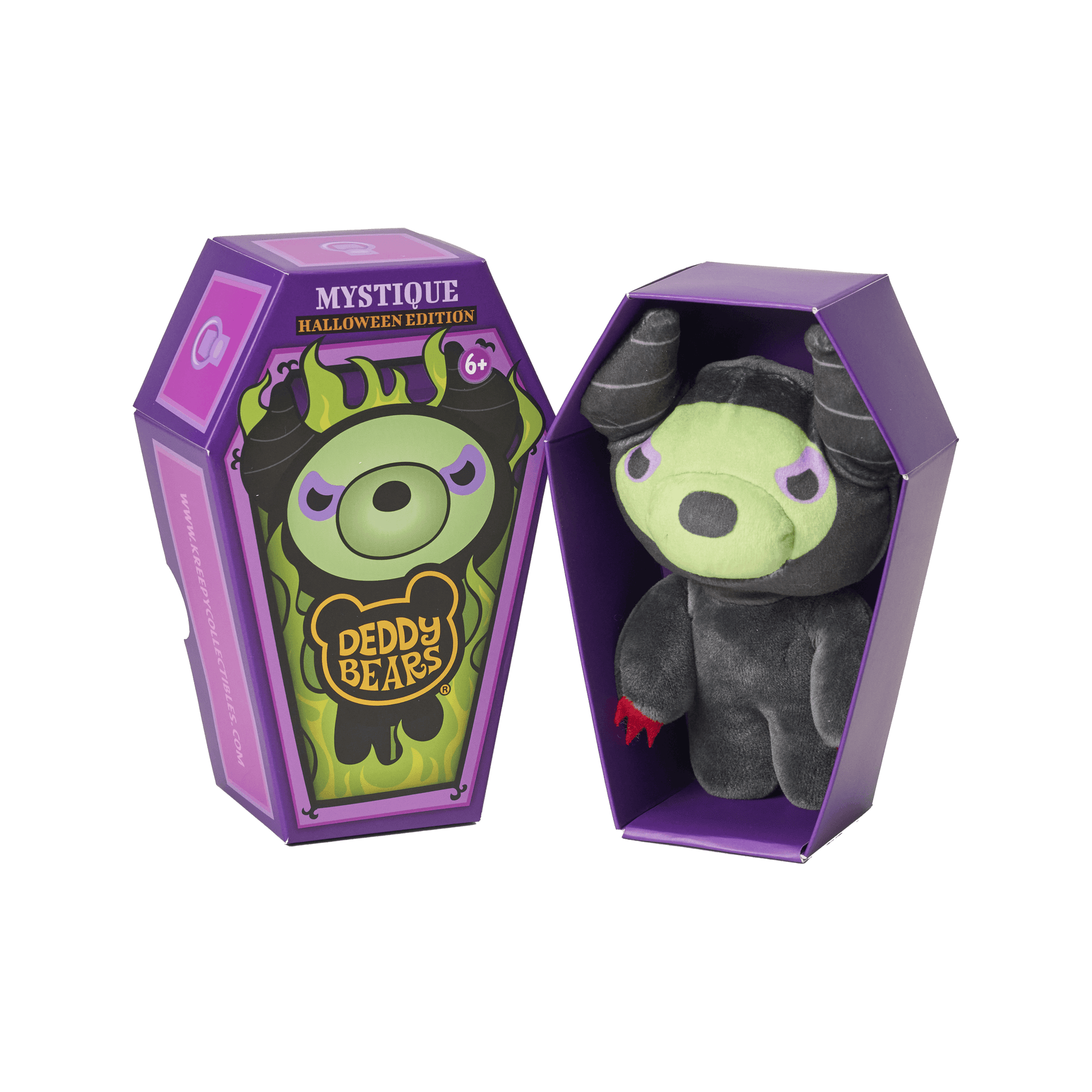 Mystique – Lil’ Coffin Dodgers 14cm Plush | Deddy Bears Halloween Witch Bear Deddy Bears