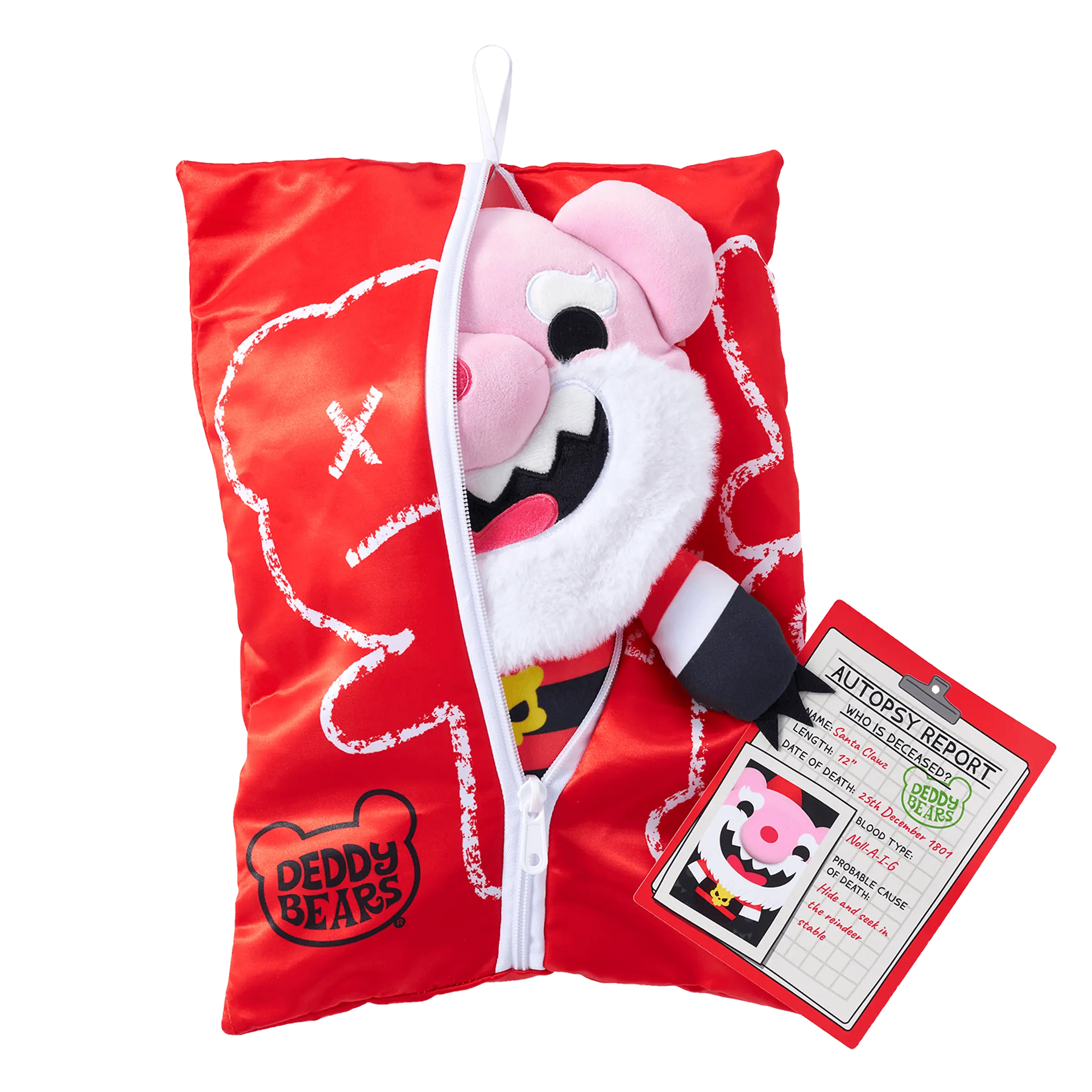 Santa Clawz – Large 30 cm Plush In Bag | Deddy Bears Christmas Series
