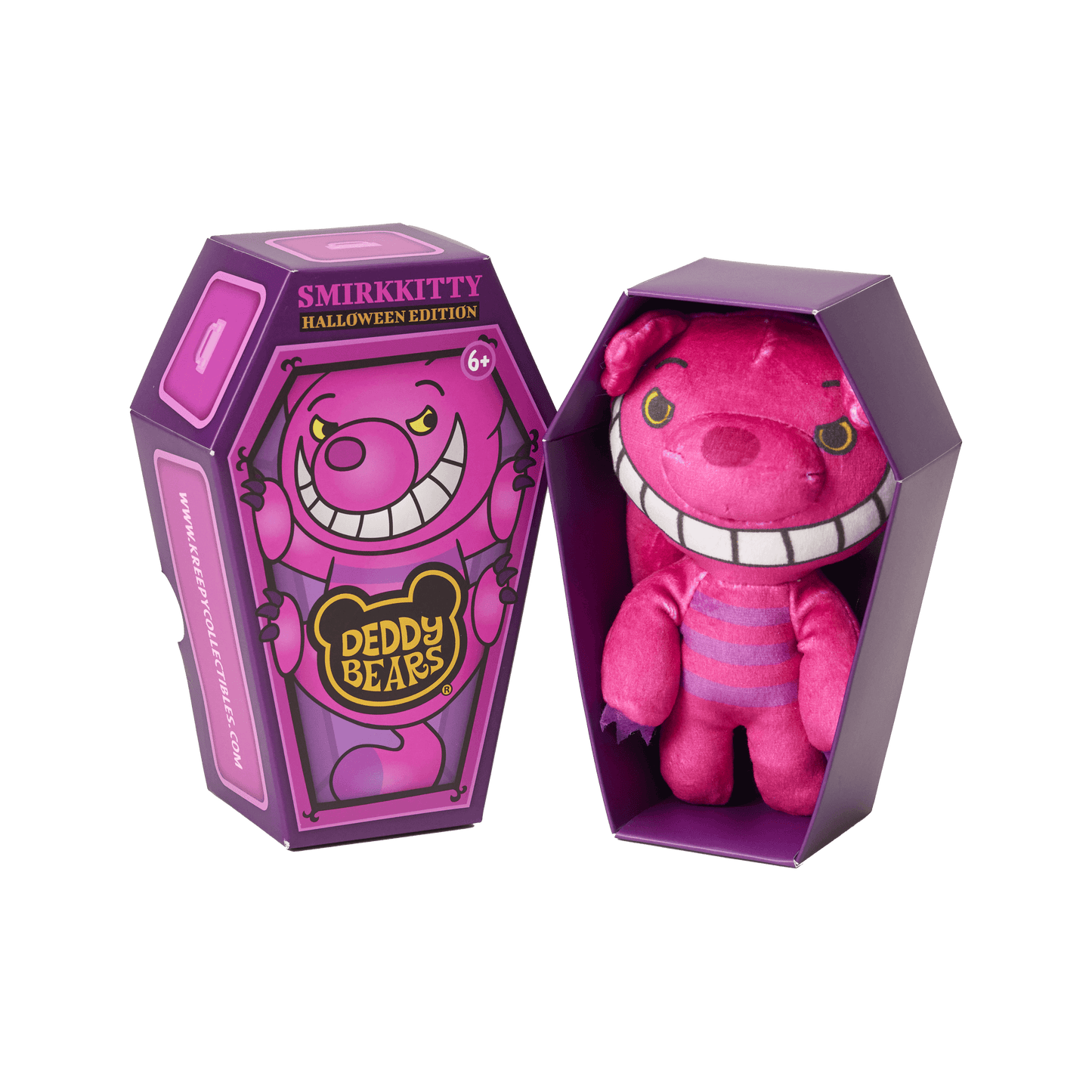 Smirkkitty – Lil’ Coffin Dodgers 14cm Plush | Deddy Bears Halloween Collectible Deddy Bears