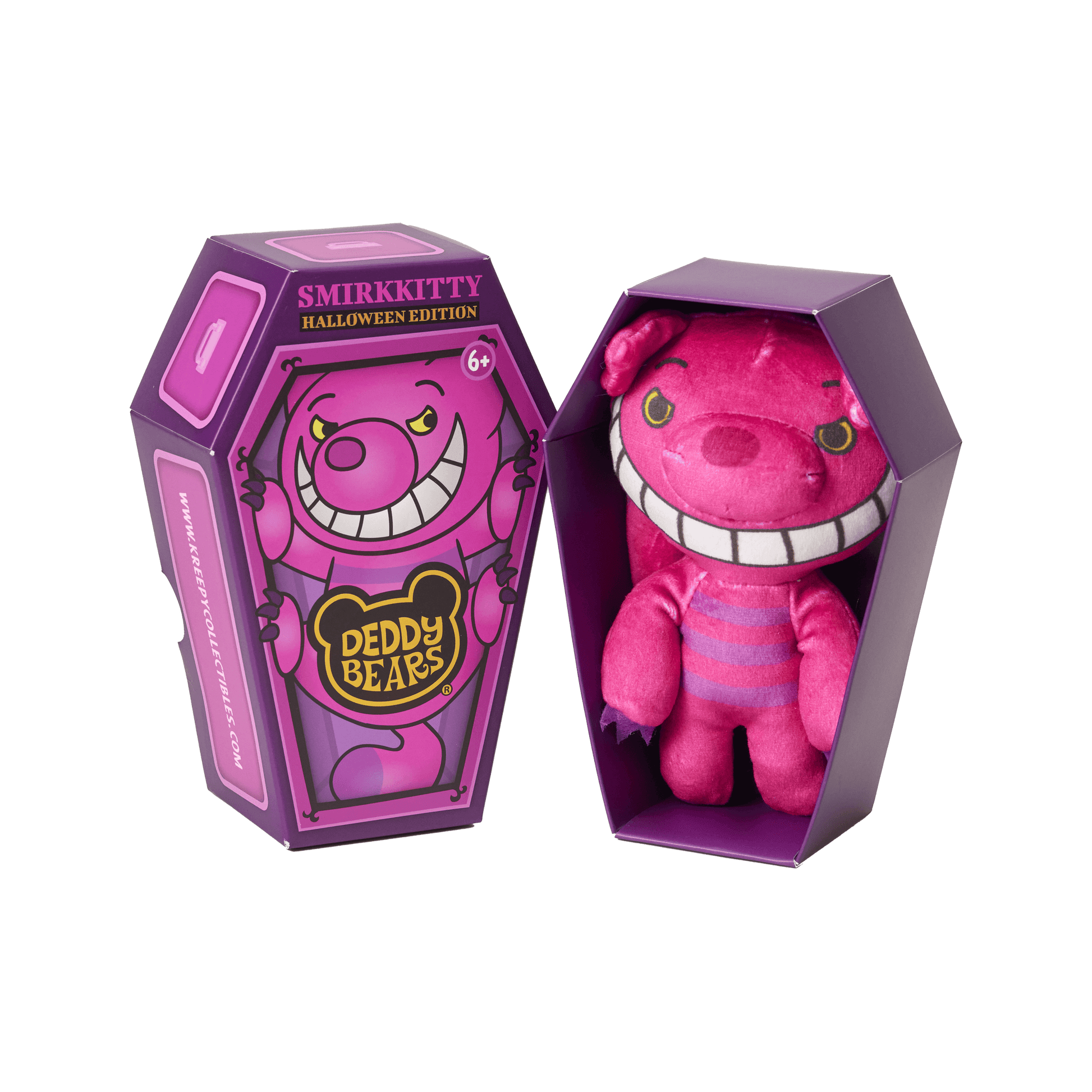 Smirkkitty – Lil’ Coffin Dodgers 14cm Plush | Deddy Bears Halloween Collectible Deddy Bears