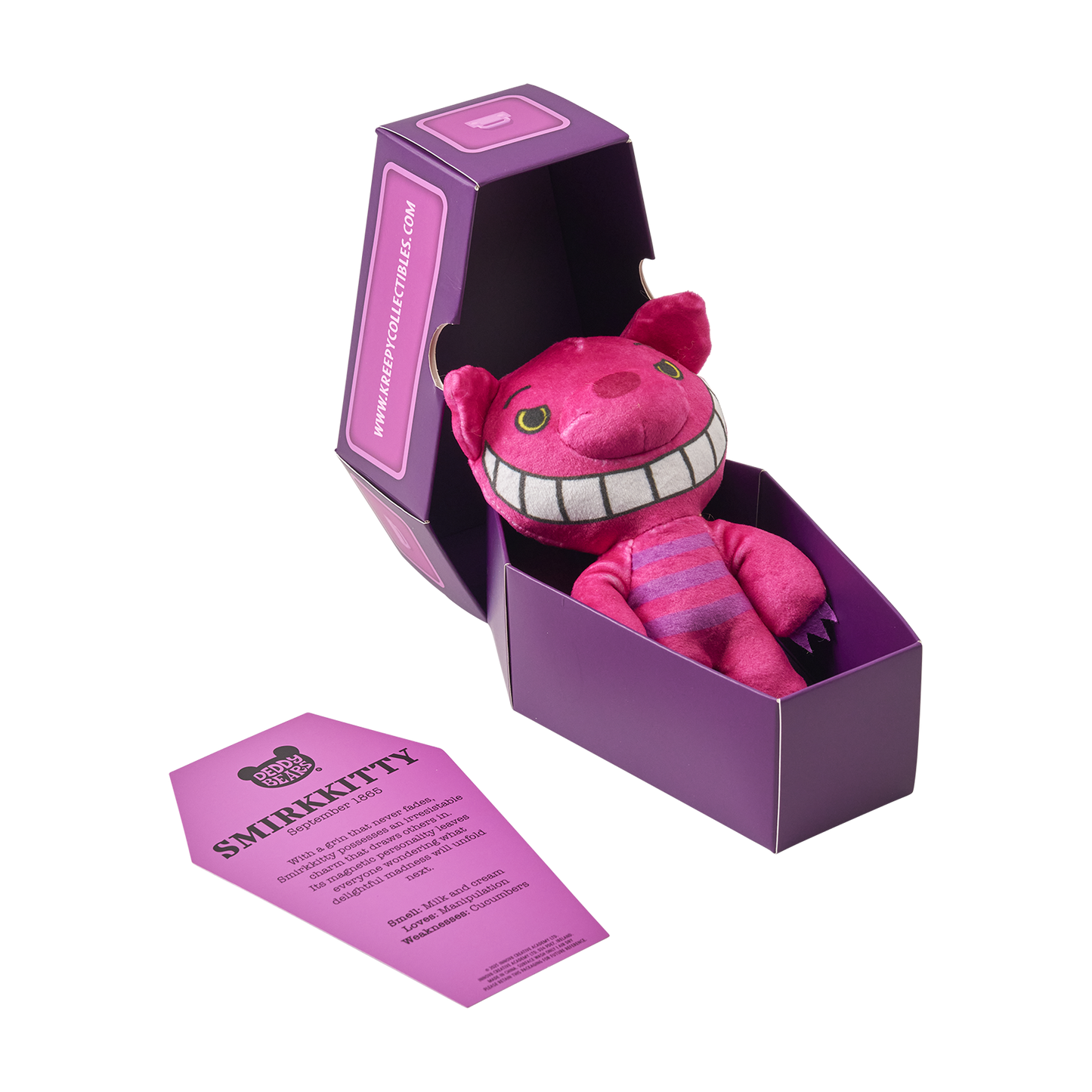 Smirkkitty – Lil’ Coffin Dodgers 14cm Plush | Deddy Bears Halloween Collectible Deddy Bears