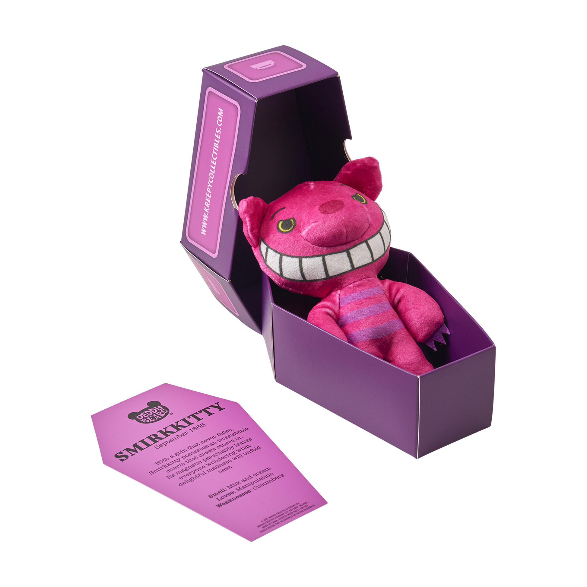 Smirkkitty – Lil’ Coffin Dodgers 14cm Plush | Deddy Bears Halloween Collectible Deddy Bears