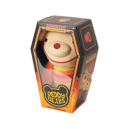 Zombozo – Creepy Clown Halloween Plush in Display Coffin | Deddy Bears Deddy Bears